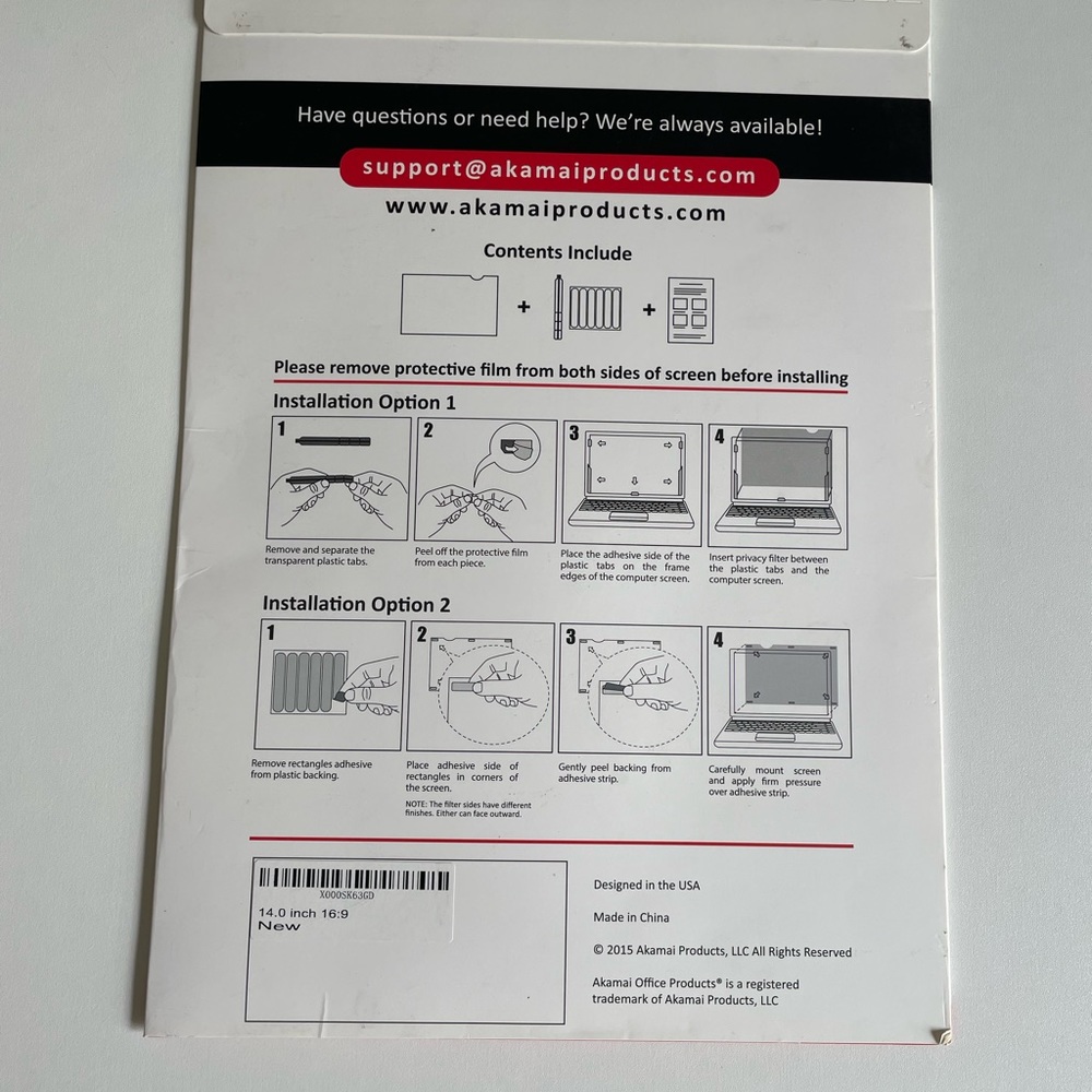 14” Computer‎ Privacy Screen - Picture 2 of 3